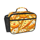 Augenstern Cheese-Macaroni Insulated Lunch Bag For Women And Men, Oxford Cloth Lunch Tote With Peva Lining, Portable Horizontal 