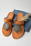Shoetopia Ethnic Jewel Detailed Orange Flats For Women & Girls,Orange,6,B0BYPBM5N6