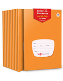 Single Line Interleaf Notebooks for Kids | One Side Blank/Unruled & One Side Ruled | 172 Pages | Soft Bound Cover | 17 cms x 27