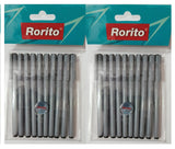 GM Pens RORITO FIBERPOINT BLACK PEN PACK OF 20 PCS WITH 1 SCENTED PEN