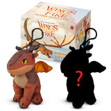 Tui T. Sutherlands - Wings of Fire Dragon Plush Danglers - Clay & Mystery Dragon Combo Box - Soft Stuffed Animal Dangler Toy - 