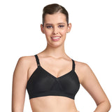 Trylo Womens Synthetic Non-Wired Bra, black, 34F
