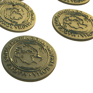 Archona Games Magna Roma: Metal Coins Set - Archona Games, 40 Metal Coins, Accessory Pack For Magna Roma