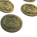 Archona Games Magna Roma: Metal Coins Set - Archona Games, 40 Metal Coins, Accessory Pack For Magna Roma