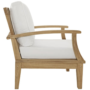 Modway Eei-1818-Nat-Whi-Set Marina Outdoor Furniture, Natural White