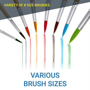 Kids Painting Set, Washable Paint for Kids 18 Paint Pots, 6 Paintbrushes Ultiamte Washable Painting Set for Kids Art, Crafts