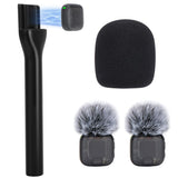 SUNMON Wireless Microphone Magnetic Holder Compatible with DJI Mic 3 (Mini/1/2), Interview Holder for Rode Wireless Micro/GO 2/M