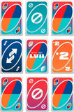 Mattel Games Uno Nfl Lvii Card Game For Kids, Adults, Family And Game Night With Special Touchdown Rule For 2-10 Players