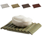 Zoeeker Soap Dish, Ceramic Bar Soap Holder for Shower with Self Drain