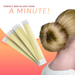 Women's Hair Bun Maker Tool - French Twist Hair Fold Wrap Snap Hair Accessories by Andlane (3 Blonde)