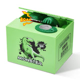 Dinosaurs Piggy Bank for Kids,Automatic Stealing Coin Bank for Toddler Money Saving,Funny Savings Box for Kids Boys Girls Age 3 