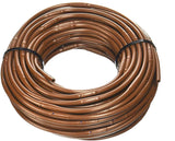 (50 ft Roll) USA Made 1/4Inch x Irrigation/Hydroponics Dripline with 6Inch Emitter Spacing (Brown) (50 Foot Roll)