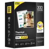 KTRIO 300 Pack Laminating Sheets 5 Mil, Hold 8.5 x 11 Inches Laminate Sheets, 9 x 11.5 Thermal Laminating Pouches for Laminator,