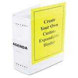 Charles Leonard Expandable Varicap Binder, Expandable to 1500 Sheets, 8.5 X 11 Inches, White (61605)