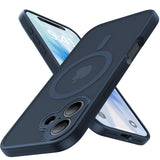 Maozis Magnetic Shockproof for iPhone 17 Case,[Full Camera Protection][Compatible with Magsafe][Non-Slip][Mil-Grade Protection]S