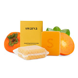 Swarva Japanese Persimmon Cleanser Bar 2 Pk Bundle for Body Odor, Persimmon Solution for Old People Smell - Natural Antibacteria
