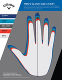 Callaway Golf Dawn Patrol Glove (Worn On Left Hand, White 2024, Medium, Cadet (Short Fingers))