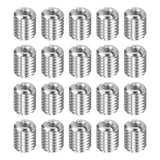 HARFINGTON 20pcs Thread Repair Inserts M12 x 1.75 Male to M6 x 1 Female Thread 15mm Long Stainless Steel Reducing Nuts Metric Se