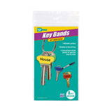 Lucky Line Colorful Key Bands Key Identifiers Medium, 8 Pack (17108)