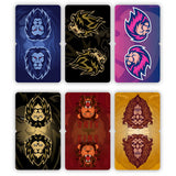 woopme Set of 6 Lion Heads King Magnetic Bookmark for Book Lovers Readers Students Gift Magnetic Page Clips Folding