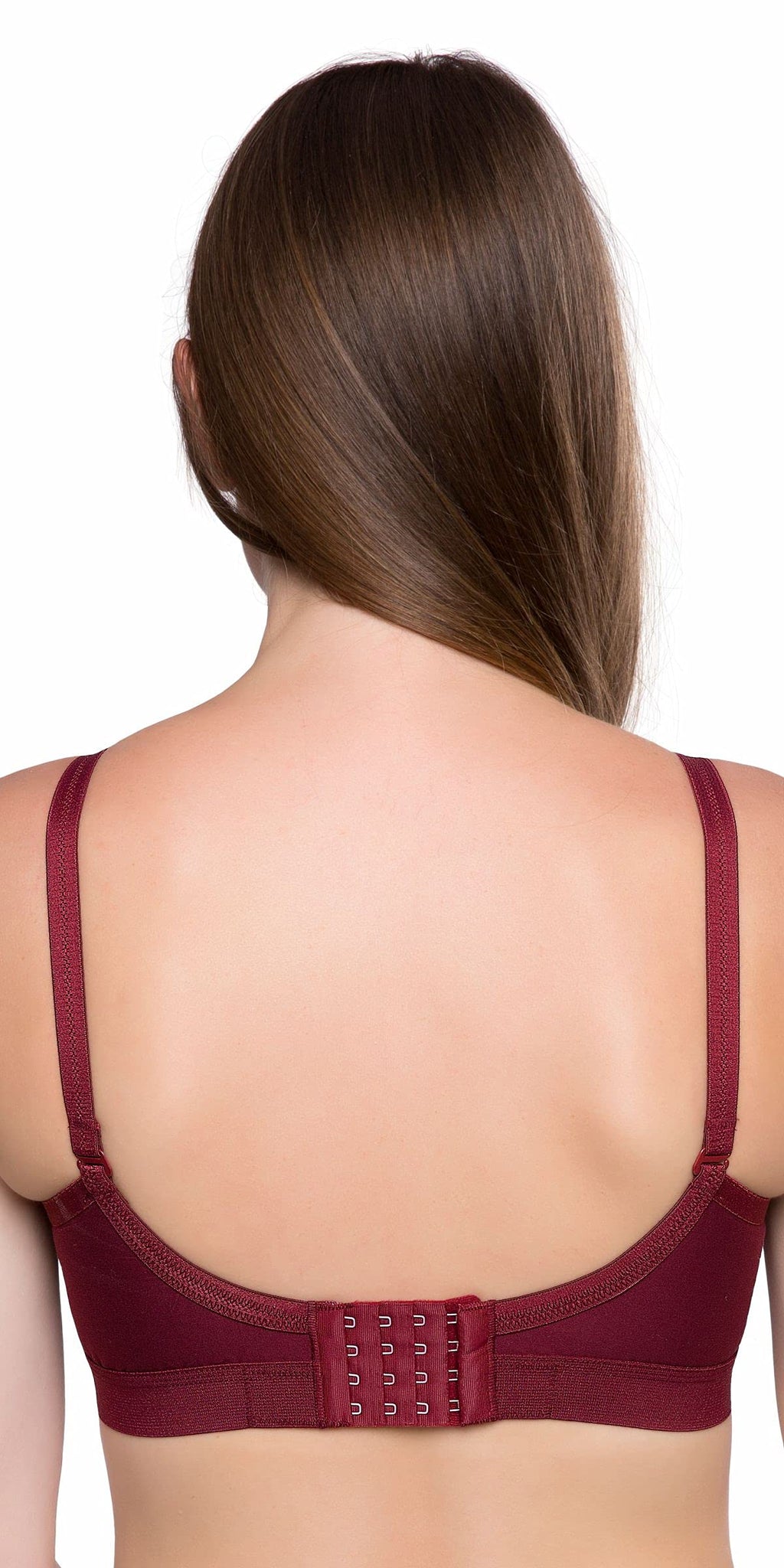 Trylo Women'S Non-Wired Bra (Krutika Plain_Marun_40G),MARUN,40,B07Y3TF848