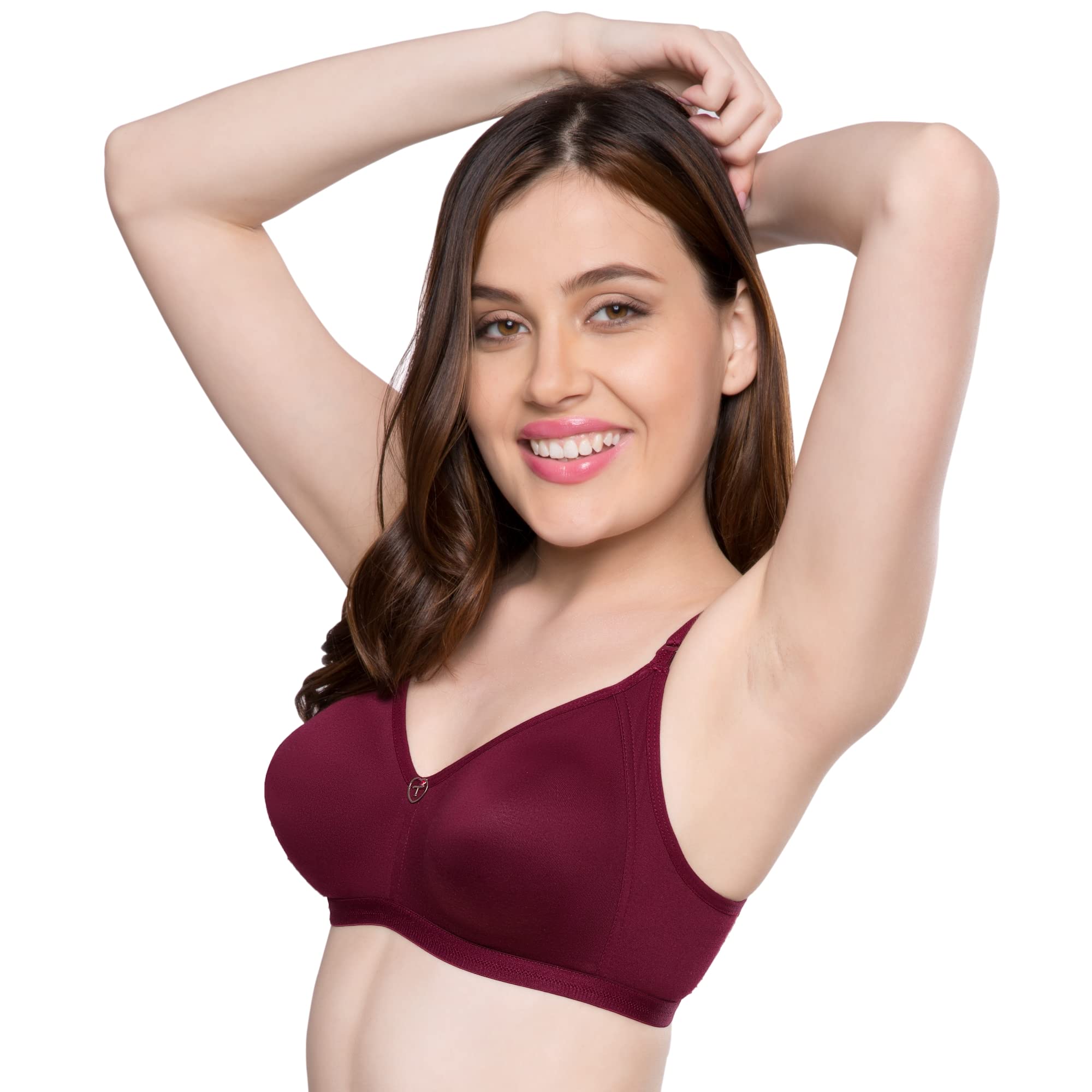 Trylo Riza Cute 36 Marun C - Cup,MARUN,36,B09BNKX5LQ