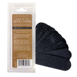 Cuccio Naturale 50-Count Black 80-Grit Pedicure File Refills - Coarse, Water-Resistant, Disposable Abrasive Sheets for Professio