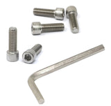 iexcell 5 Pcs 1/2-13 x 1-1/2 Stainless Steel 304 Hex Socket Head Cap Screws Bolts Kit