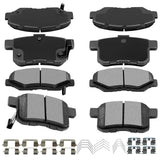 AUTOMUTO 8PC Front & Rear Ceramic Disc Brake Pads Set D1336 D914 For Acura ILX 2013-2015,For Honda Civic 2012-2015,For Honda For