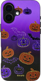 SCORPIFY for iPhone 17 Case [Compatible with MagSafe] with Halloween Pumpkin Spell, Cute Cosmic Orange Magnetic Phone Cover for 