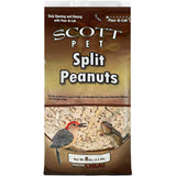 Scott Pet Wild Bird Seed, Peanuts Split (No Shell), 8 lbs Bag, No Mess, Great Source of Protein and Fiber, Peanuts for Outside W