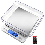 Fuzion Small Kitchen Weight Scale, 500g/0.01g Digital, Precision Lab & Jewelry Scale with LCD