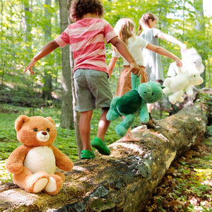 Vermont Teddy Bear Brown Teddy Bear - Cuddly Stuffed Animals, Cuddle Chunk, Honey, 15 inch