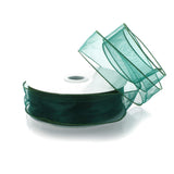 Ribbon Traditions 1.5 Wired Sheer Organza Ribbon Hunter Green 10 Yards