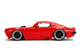 Big Time Muscle 1:24 1972 Pontiac Firebird Die-Cast Car, Toys For Kids And Adults,Black