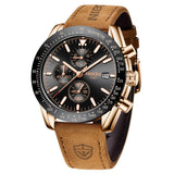 Nibosi Men'S Watch Analog Quartz Black Wrist Watch For Men Business Waterproof Sport Stainless Steel Calendar