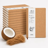 The Urban Nordic Bulk Pack Of 16 Coconut Husk Hardbound Office Journals