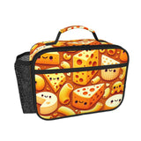Augenstern Cheese-Macaroni-Food Insulated Lunch Bag For Women And Men, Oxford Cloth Lunch Tote With Peva Lining, Portable Horizo