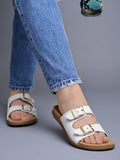 Shoetopia Stylish White Flats For Women /Eu38,White,5,B0DFVKGN8H