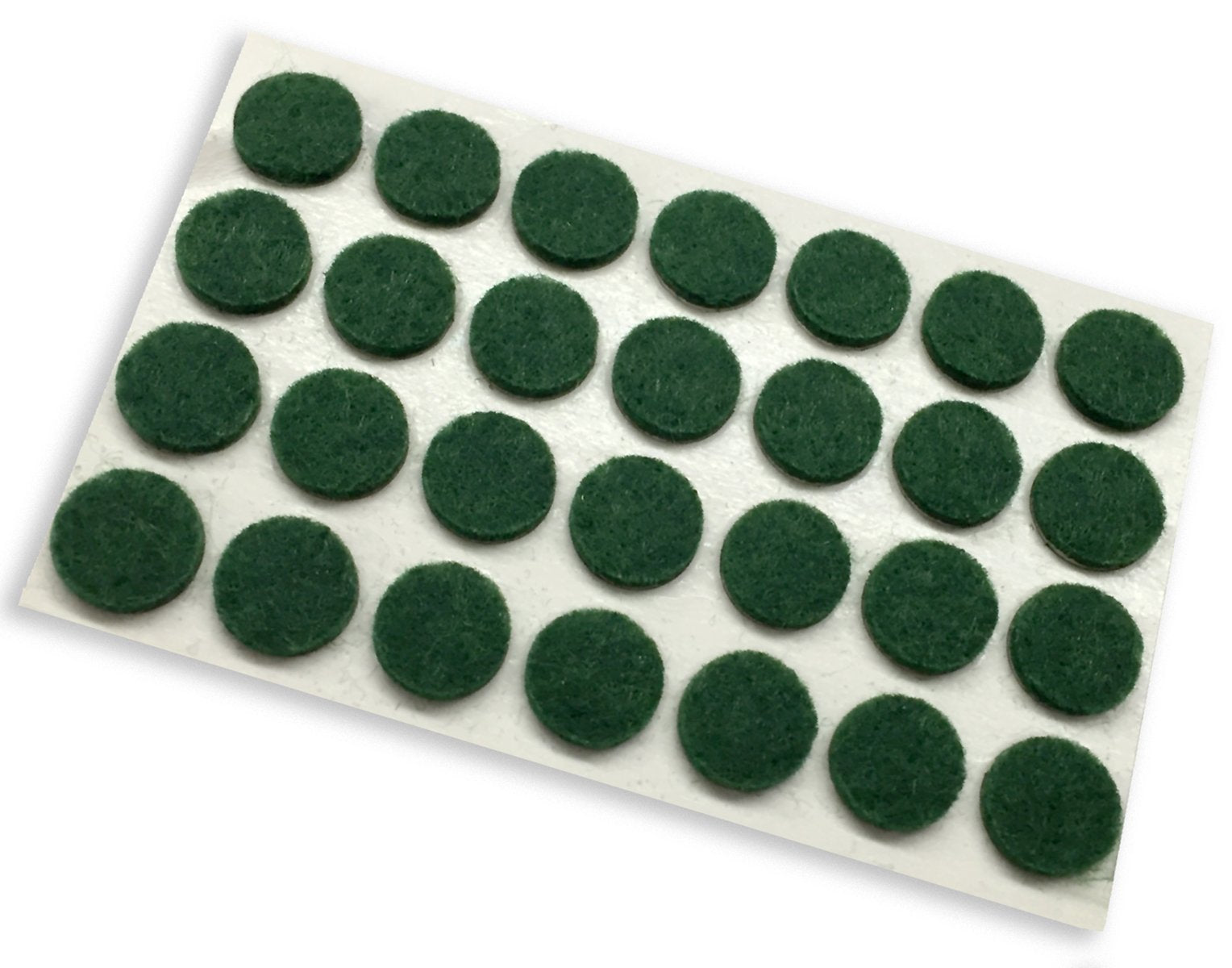 Shepherd Hardware 9421 3/8-Inch Self-Adhesive Felt Furniture Pads, 28-Count, Green