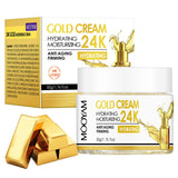 GUOYAOLIFU Moisturing Face Cream Skincare for Women,Day Night 24k Gold Facial Cream for Face,Hydration Face Cream for All Skin T