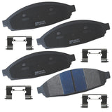 Bendix Premium SBM931 Semi-Metallic Front Brake Pads for Ford Crown Victoria 2011-2003, Grand Marquis 2004-2003, Lincoln Town Ca
