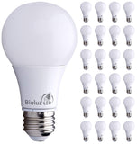 Bioluz LED 6 Watts Equivalent to 40W Home Decor A19 Light Bulbs 4000K Cool White LED Light Bulb Non-Dimmable LED Lights for Bedr