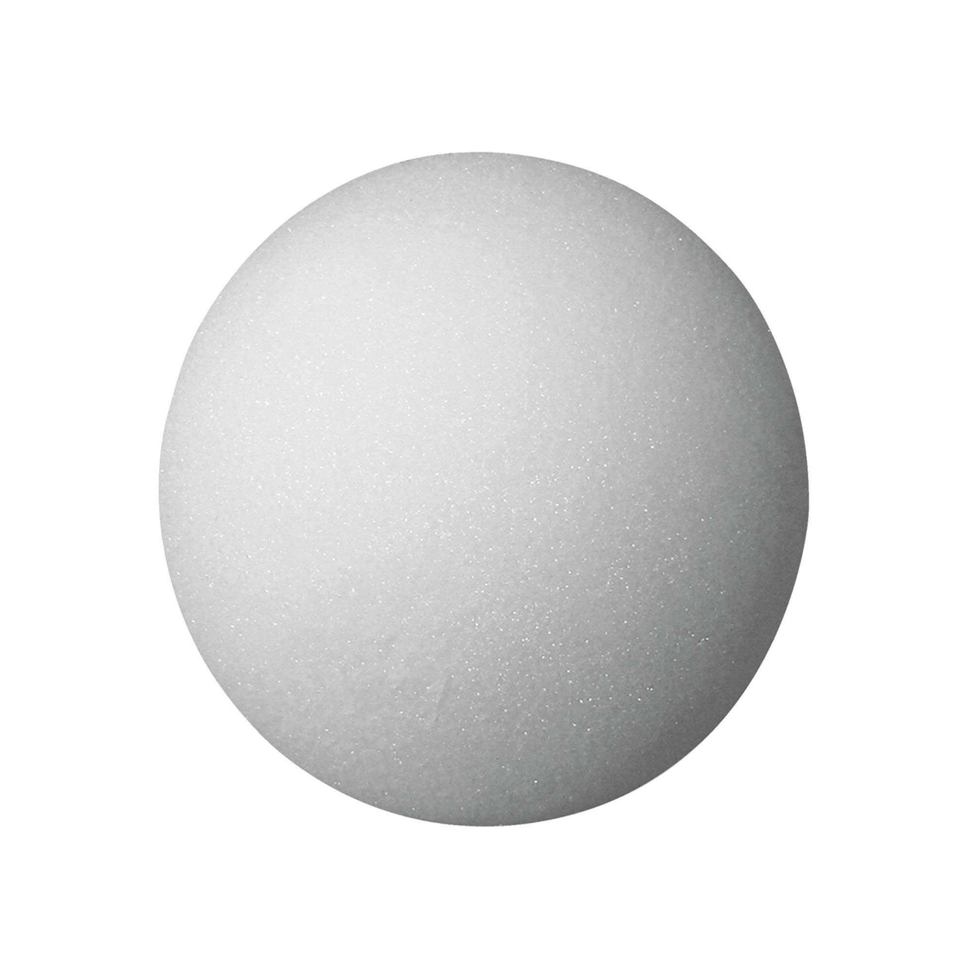 Floracraft Styrofoam Ball, 3 Inches, White, Pack Of 12