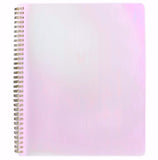 ban.do Metallic Rough Draft Large Spiral Notebook, 11 x 9 with Pockets and 160 College Ruled Pages, Pearlescent