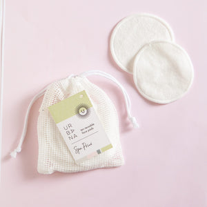 Urbana Spa Prive Home Spa Collection, Reusable Face Pad White 5716
