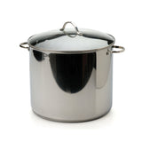 Rsvp International Endurance Water Bath Canner, Stainless Steel, 20 Quart | Includes 7 Jar Canning Rack | Can Fruits, Vegetables