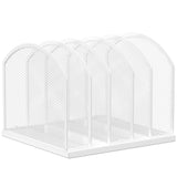 Gawerk 5-Section Vertical Desktop Organizer, 5-Section Mesh File Folder Stand Sorter for Office Home Classroom Organization (1, 
