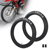 2.50-18 2.75-18 2.50/2.75-18 Inner Tubes with TR4 Straight Valve Stem for 80/90-18 80/100-18 90/90-18 Haojue 150 Motorcycle Off 