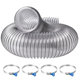 4 x 5' Dust Collection Hose,4 Inch Dust Collector Vacuum Hose for Table Saw,Band Saw,Planer,Jointer,Woodworking Dust Collection 